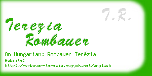 terezia rombauer business card